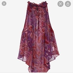 INTERMIX paisley sleeveless top